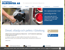 Tablet Screenshot of kbaoljecenter.se